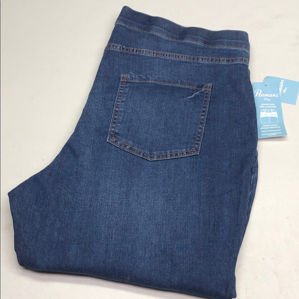 NWT PENMANS HIGH WAIST SKINNY LEG JEANS 1X (36)x28 ⭐️
